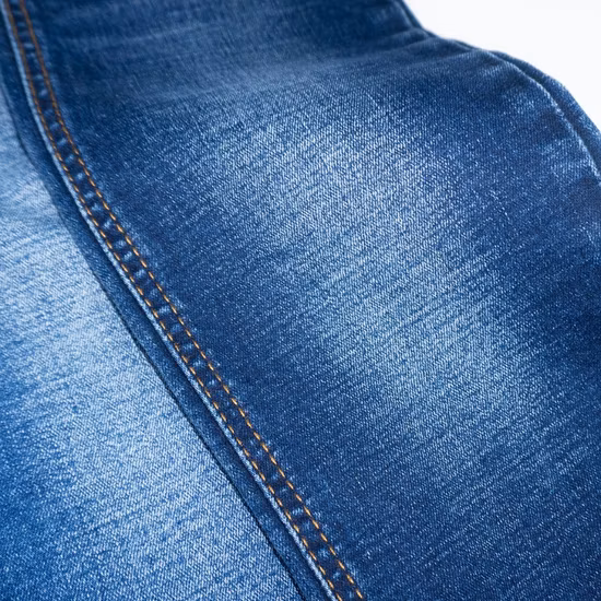 Zz0490 9.5 Oz 56 Inch 3/1 Twill Regular Comfort Stretch Denim Jeans Fabric